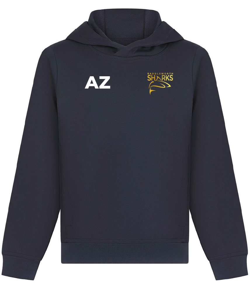 Saddleworth Sharks hoodie-front